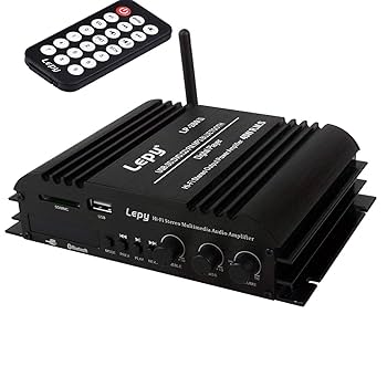 ⭐️未使用⭐️オーディオアンプ Bluetooth 最大1000W 4チャンネル Amazon.co.jp: バイク用 オーディオ スピーカー 4ch 4台 最大